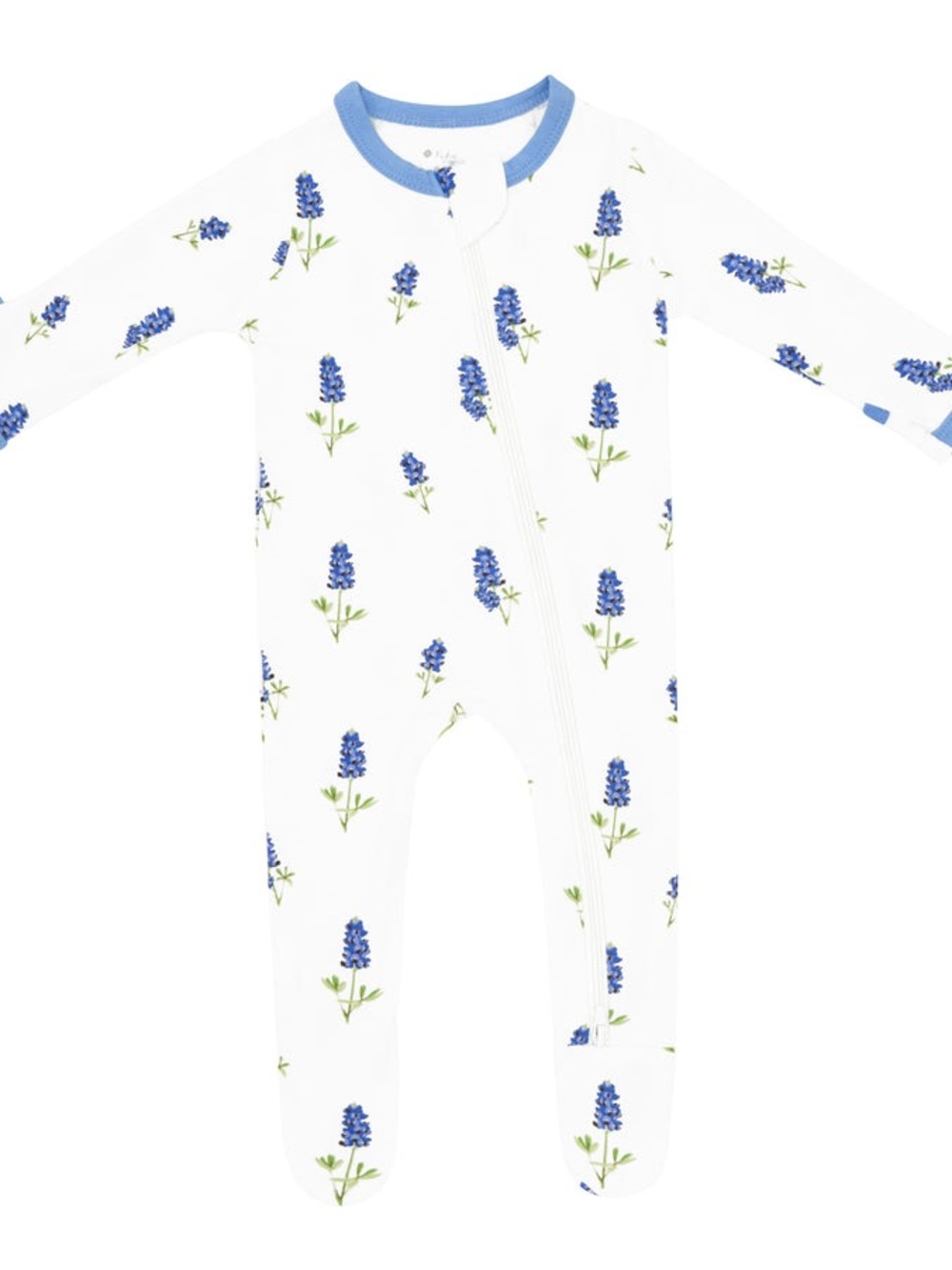 Kyte Baby Bluebonnet Zippered Footie